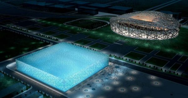 to olimpiako stadio tou pekinou metatrapike se water park 1