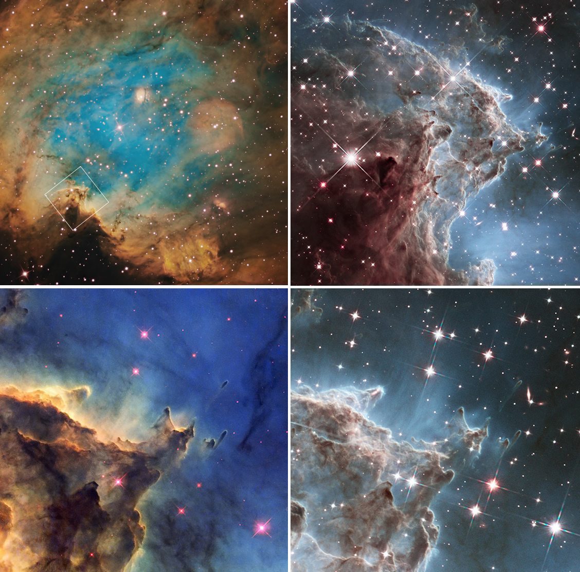 Hubble celebrates 24th anniversary with infrared image of nearby star factory