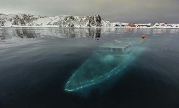 17. Βυθισμένο σκάφος στην Ανταρκτική